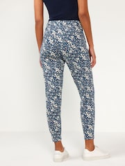 Blue Floral Jersey Joggers - Image 3 of 6