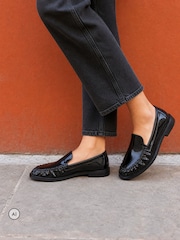 Novo Black Fresia Flat Slip On Loafer - Image 1 of 4