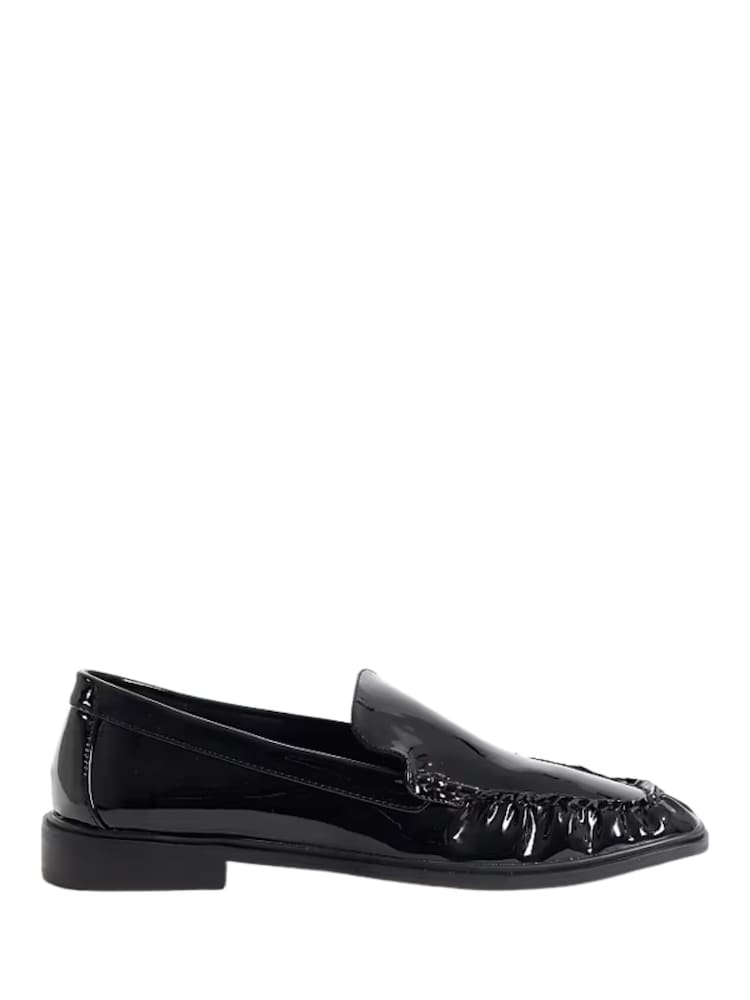 Novo Black Fresia Flat Slip On Loafer - Image 2 of 4 Novo Black Fresia Flat Slip On Loafer - Image 2 of 4