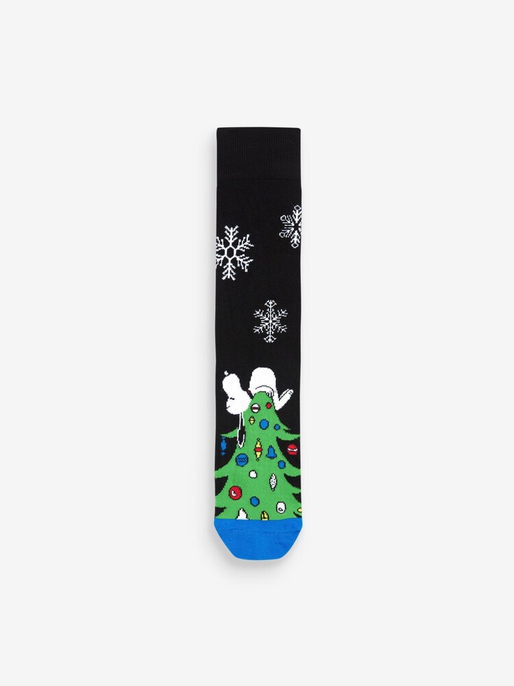Snoopy Pattern - Christmas Licence Socks 4 Pack - Image 3 of 6