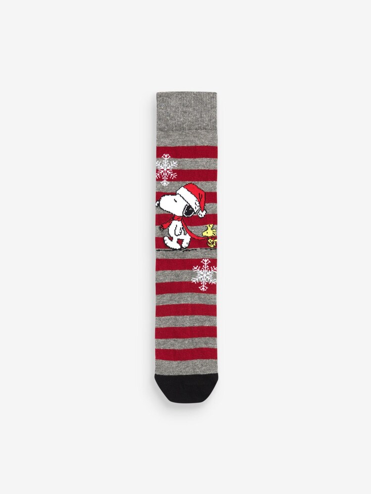 Snoopy Pattern - Christmas Licence Socks 4 Pack - Image 4 of 6