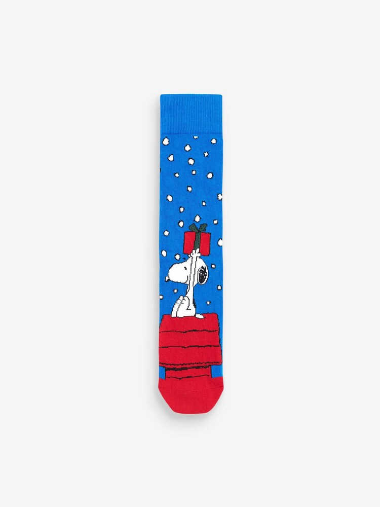 Snoopy Pattern - Christmas Licence Socks 4 Pack - Image 5 of 6