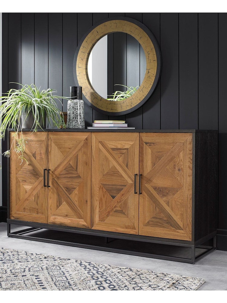 Bentley Designs Natural Indus Wide Sideboard - Image 1 of 4