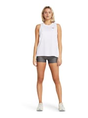Under Armour Grey Womens Heat Gear HG Authentics 8 Inches Shorts - Image 3 of 6