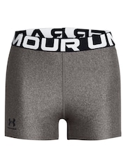 Under Armour Grey Womens Heat Gear HG Authentics 8 Inches Shorts - Image 5 of 6