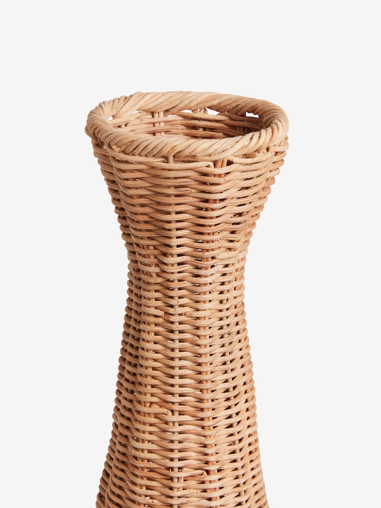 Natural Large Woven Vase - Image 4 of 5