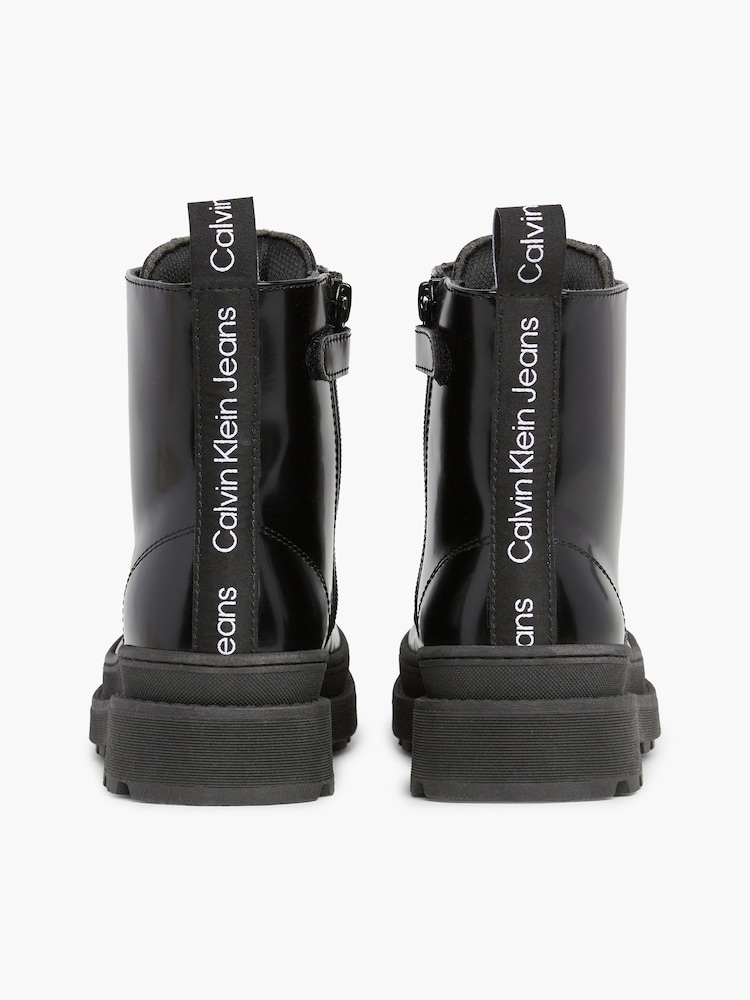 Calvin Klein Lace-up Black Boots - Image 6 of 6