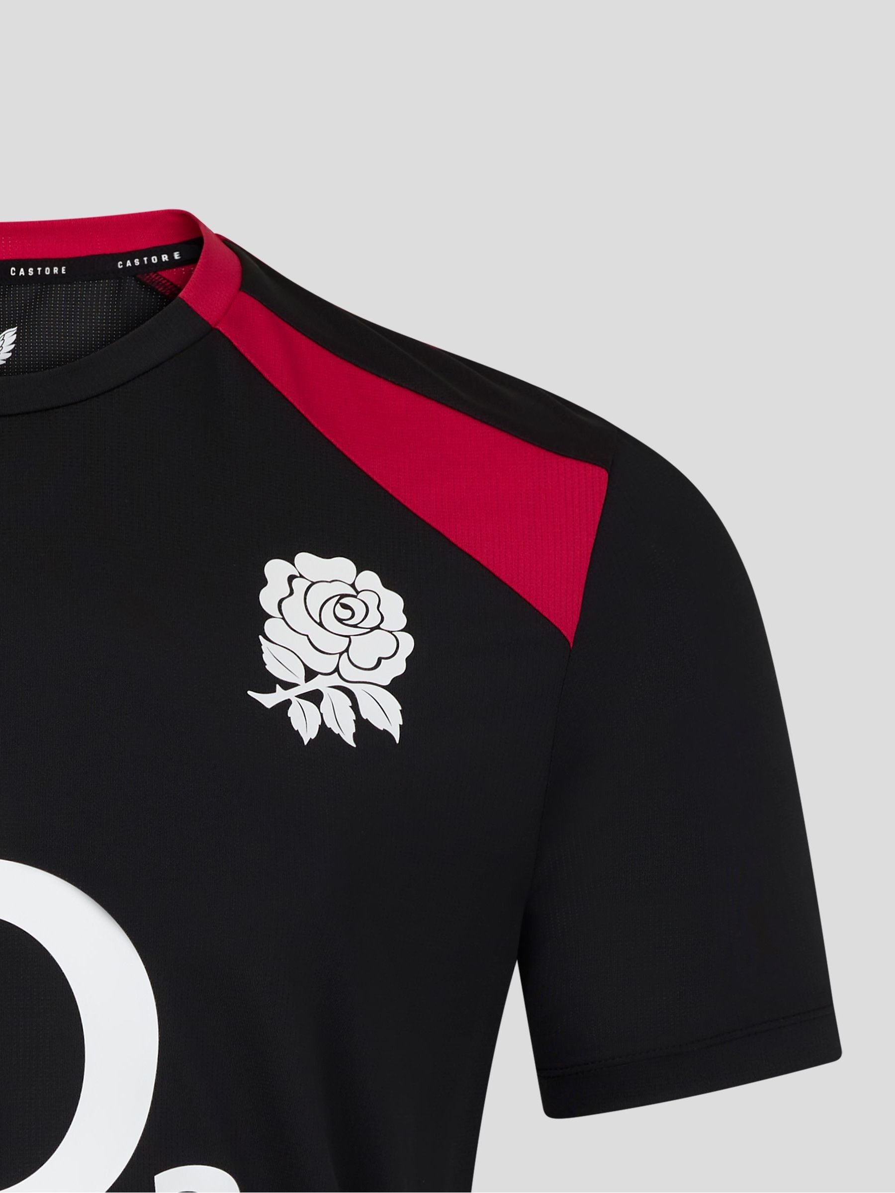 Buy Castore Black 26/27 England Rugby Training Performance T-Shirt