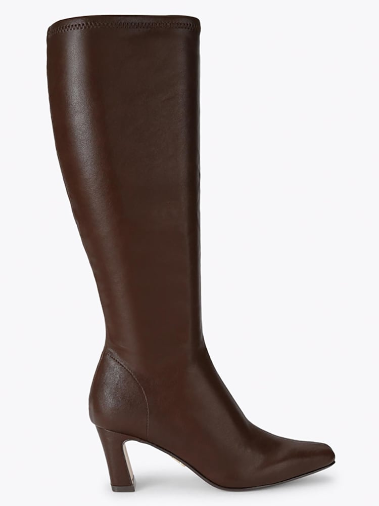Steve Madden Brown Write-Up Knee Boots - Image 1 of 4