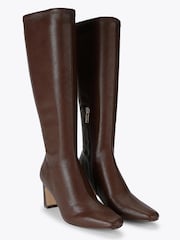 Steve Madden Brown Write-Up Knee Boots - Image 2 of 4