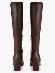 Steve Madden Brown Write-Up Knee Boots - Image 3 of 4