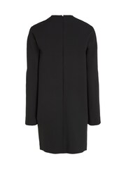 Calvin Klein Long Sleeve Black Shift Dress - Image 5 of 6