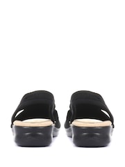 Schwarz - Pavers Damen Stretch-Sandalen - Bild 3 von 5