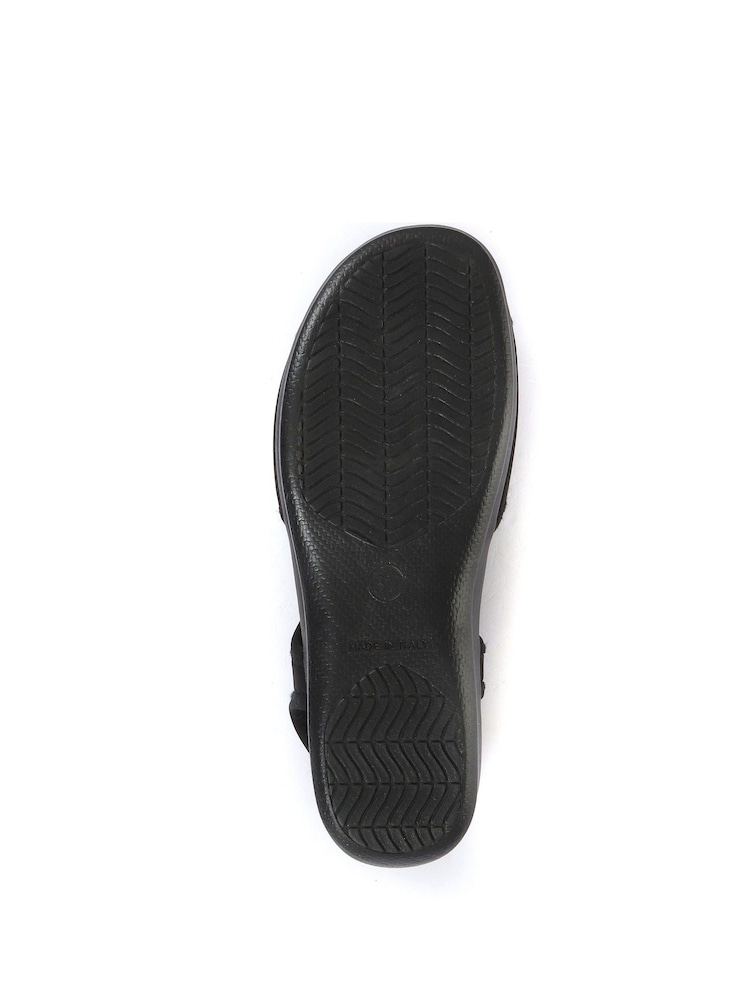 Schwarz - Pavers Damen Stretch-Sandalen - Bild 5 von 5