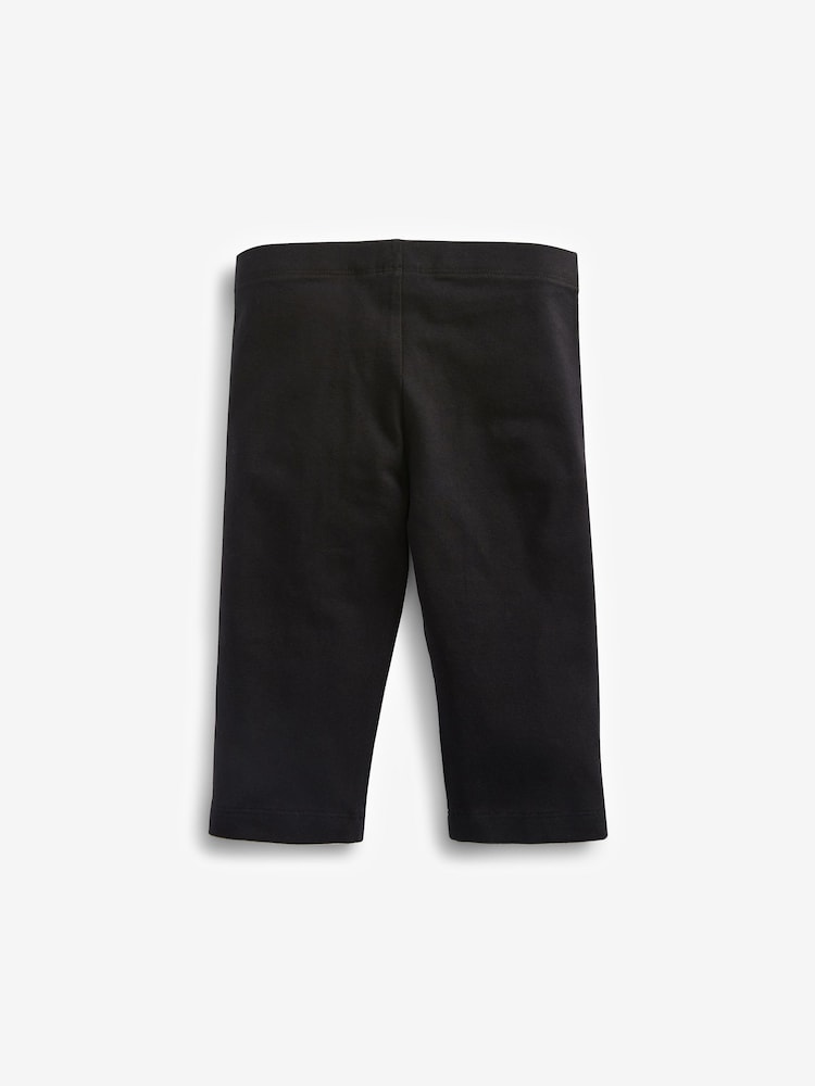 Black 3 Pack Cropped Leggings (3-16yrs) - Image 3 of 3