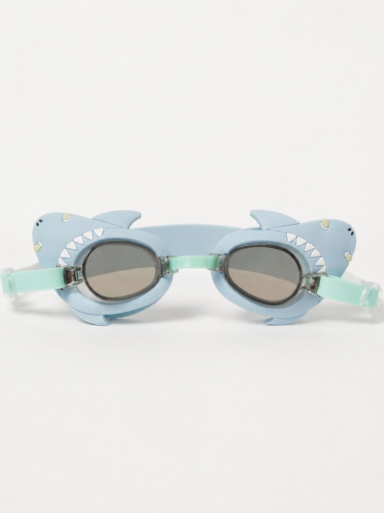 Salty the Shark Mini Swim Goggles - Image 2 of 4 Salty the Shark Mini Swim Goggles - Image 2 of 4