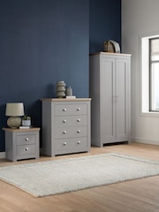 Birlea Grey Highgate Bedroom Bundle Grey & Oak Effect - Image 1 of 5