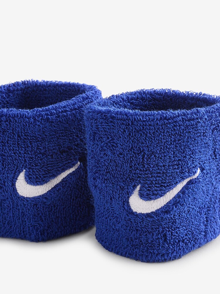 Nike Blue Swoosh Wristband - Image 2 of 4