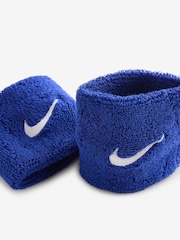 Nike Blue Swoosh Wristband - Image 3 of 4
