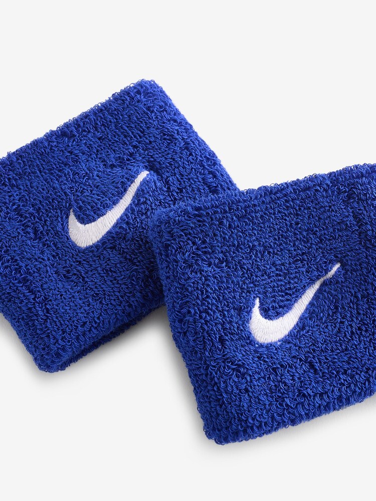 Nike Blue Swoosh Wristband - Image 4 of 4