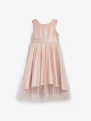 Pink Flower Girl Bow Dress (3mths-16yrs) - Image 7 of 8
