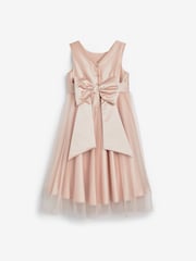 Pink Flower Girl Bow Dress (3mths-16yrs) - Image 8 of 8