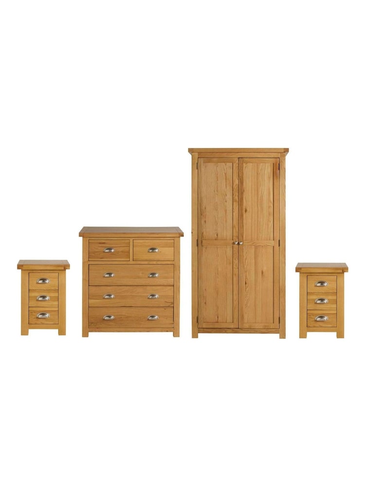 Birlea Oak Woburn Bedroom Bundle - Image 5 of 5 Birlea Oak Woburn Bedroom Bundle - Image 5 of 5