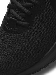 Nike Black/Grey Revolution 6 Running Trainers - Image 8 of 8