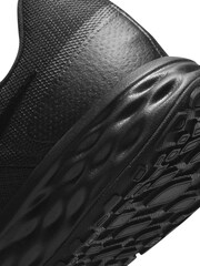 Nike Black/Grey Revolution 6 Running Trainers - Image 7 of 8