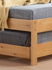 Birlea Pine Buxton Guest Bed with 2 Nimbus Mattress - Image 4 of 7