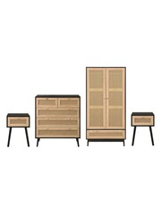 Birlea Black Croxley Bedroom Bundle - Image 5 of 5