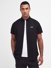 Barbour® International Kinetic 100% Cotton Oxford Short Sleeve Shirt - Image 1 of 6