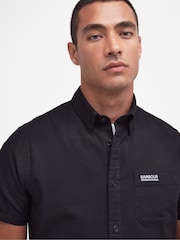 Barbour® International Kinetic 100% Cotton Oxford Short Sleeve Shirt - Image 4 of 6