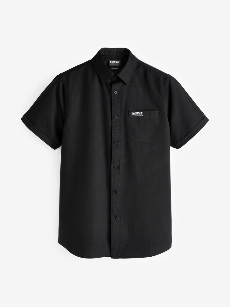 Barbour® International Kinetic 100% Cotton Oxford Short Sleeve Shirt - Image 6 of 6