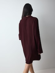 Mørk burgunder - Triumph Amourette Jacquard Nightdress - Bilde 3 av 5