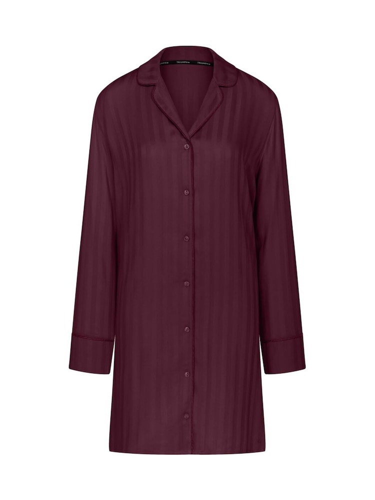 Mørk burgunder - Triumph Amourette Jacquard Nightdress - Bilde 5 av 5
