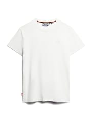 Superdry White Essential Logo Embroidery T-Shirt - Image 4 of 8