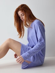 Bleu - Triumph Long Sleeved Nightdress - Image 3 de 5