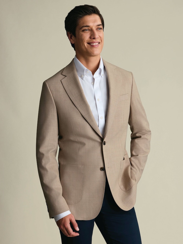 Charles Tyrwhitt Natural Proper Blazer - Image 1 of 5