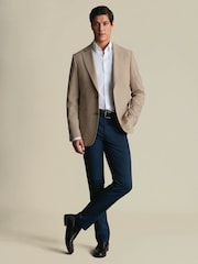 Charles Tyrwhitt Natural Proper Blazer - Image 2 of 5