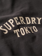 Blackboard - Superdry Lockeres T-Shirt aus 100% Baumwolle mit Tattoo-Grafik - Bild 5 von 6