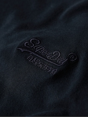 Superdry Eclipse Navy Blue Essential Logo Embroidery T-Shirt - Image 6 of 6