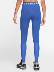 Nike Blue on White Pro 365 Leggings - Image 2 of 3