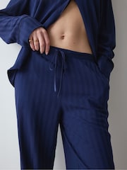 Triumph Blue Amourette Jacquard Pyjamas Set - Image 4 of 5