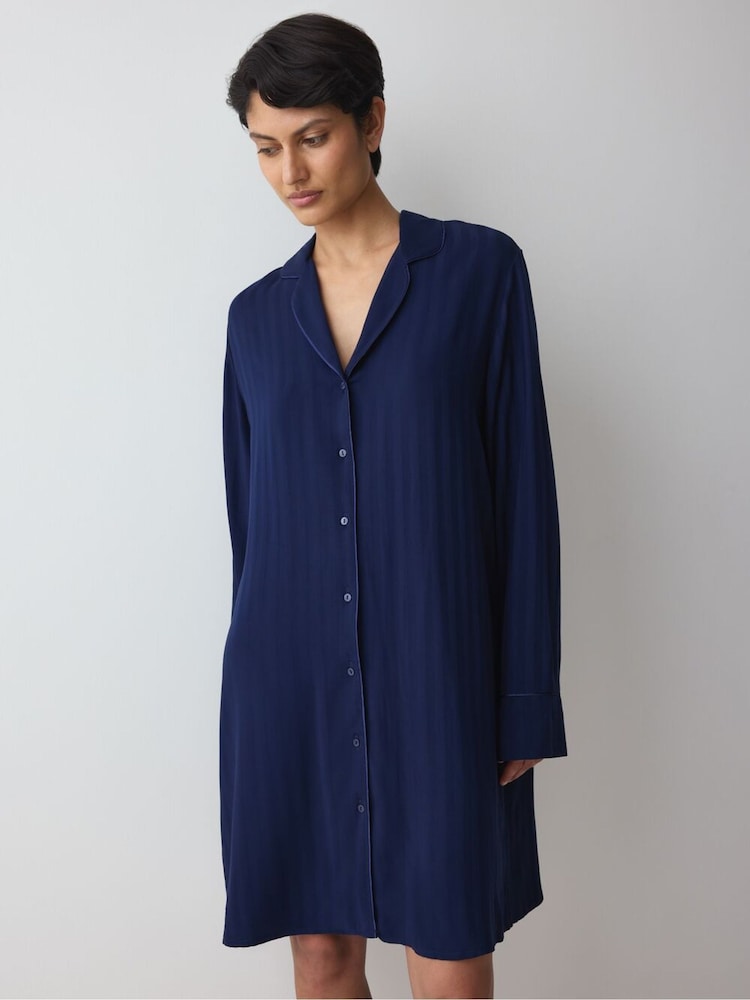 Blå - Triumph Amourette Jacquard Nightdress - Bilde 1 av 5