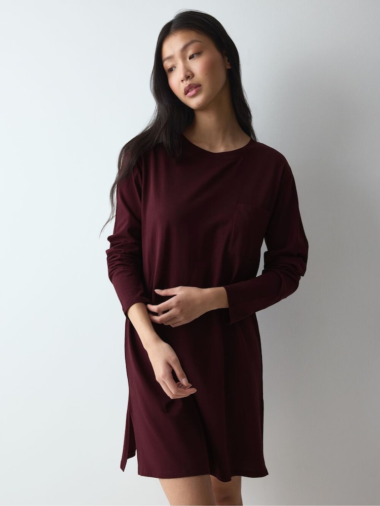 Crveno - Triumph Good Long Sleeved Nightdress - Slika 1 od 5