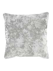 Catherine Lansfield Silver Crushed Velvet Cushion - Image 3 of 4