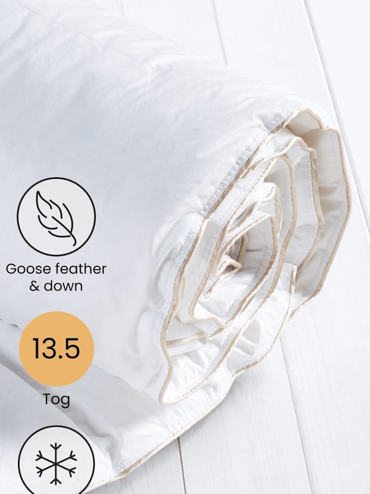 Goose Feather & Down 13.5 Tog Duvet - Image 3 of 4