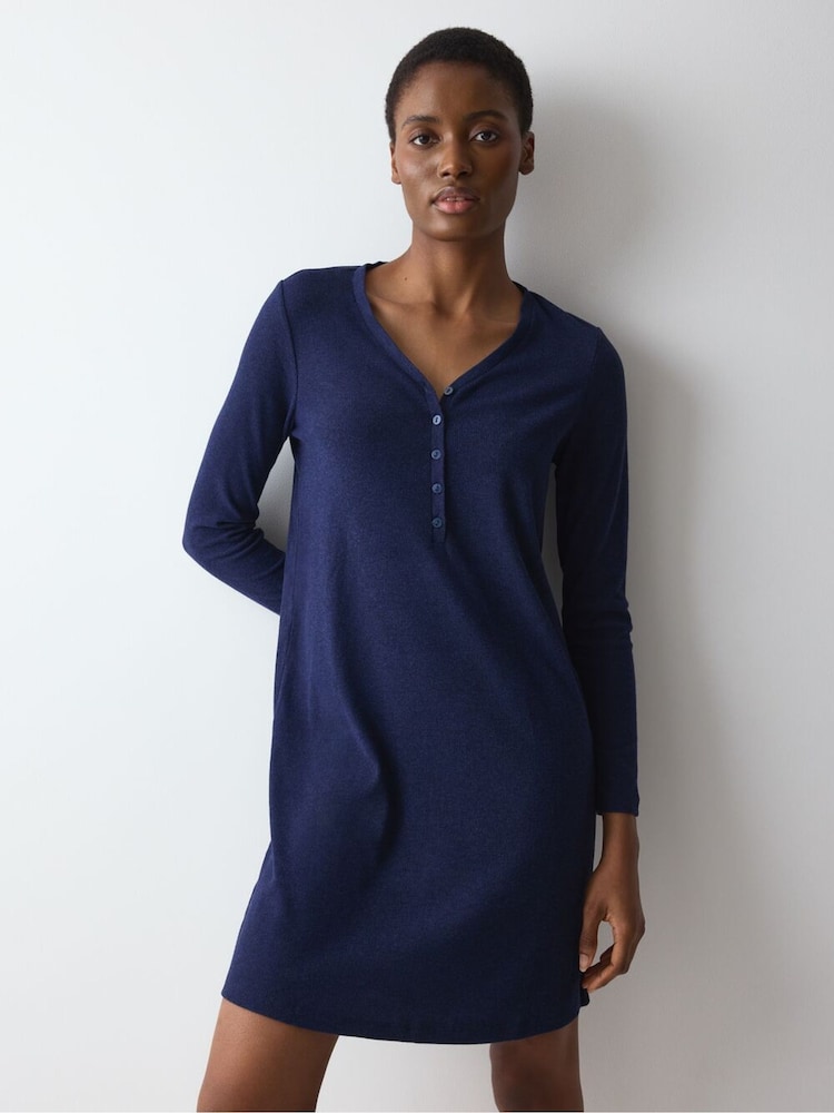 Plavo - Triumph Mix & Match Soft Nightdress - Slika 1 od 5