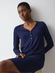 Plavo - Triumph Mix & Match Soft Nightdress - Slika 3 od 5